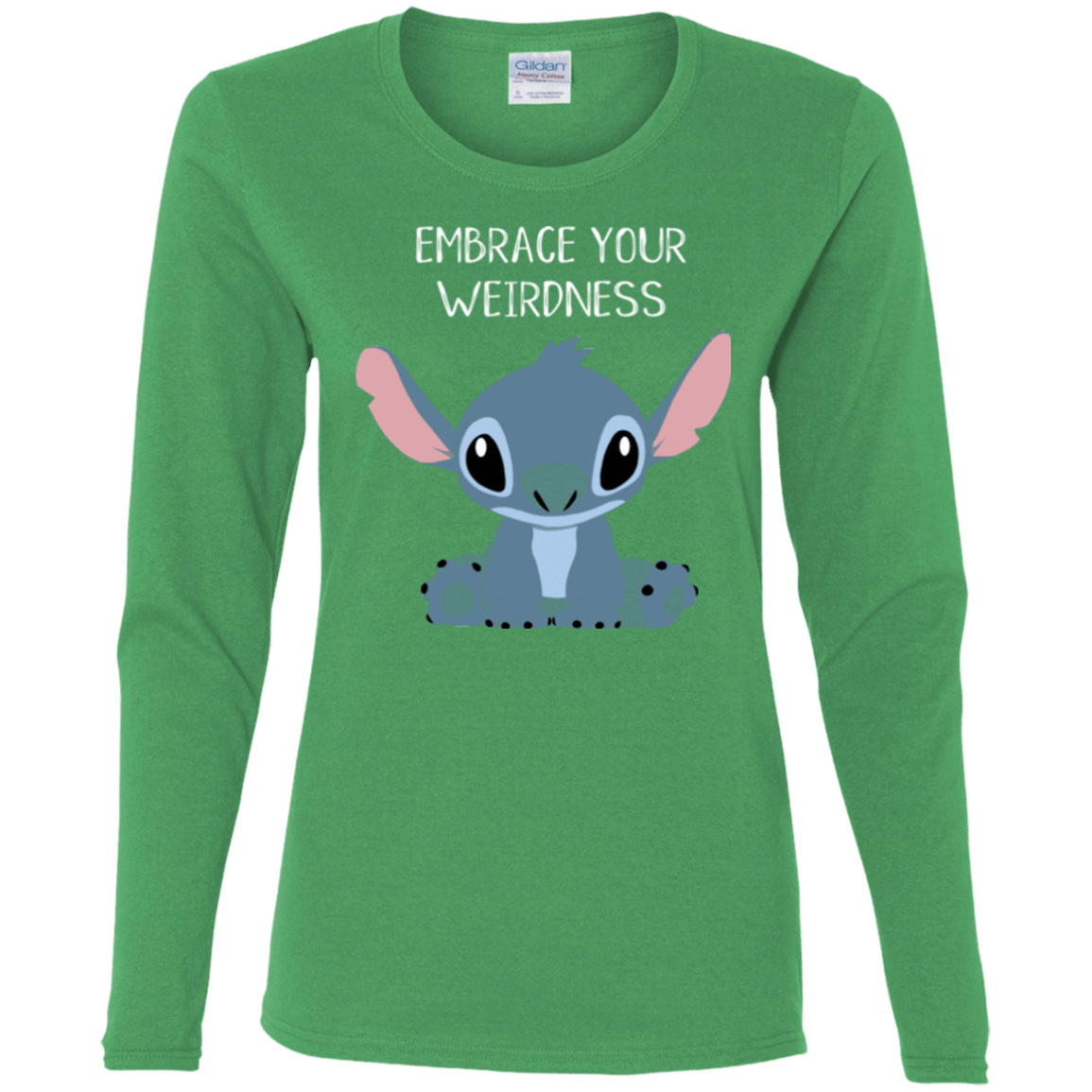 T-Shirts Irish Green / S Embrace your weirdness Women's Long Sleeve T-Shirt