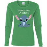 T-Shirts Irish Green / S Embrace your weirdness Women's Long Sleeve T-Shirt