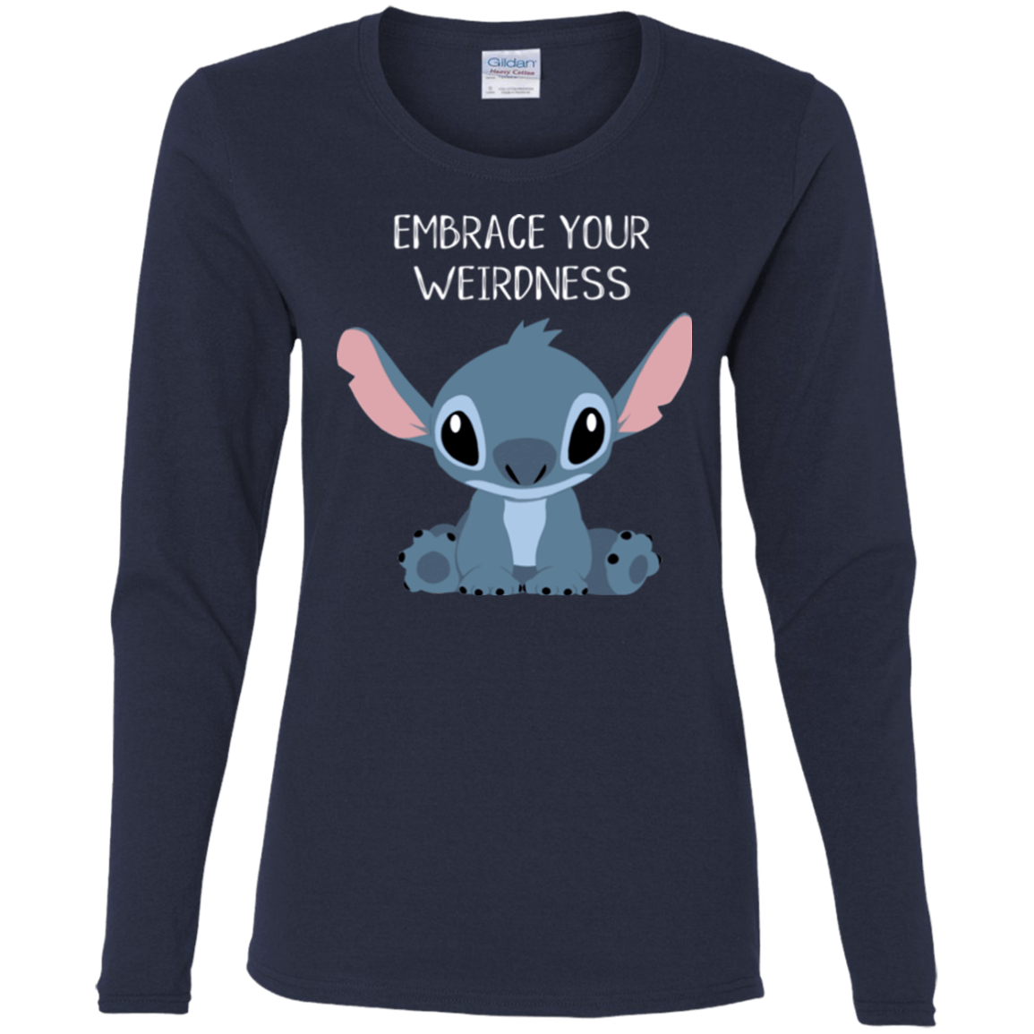 T-Shirts Navy / S Embrace your weirdness Women's Long Sleeve T-Shirt