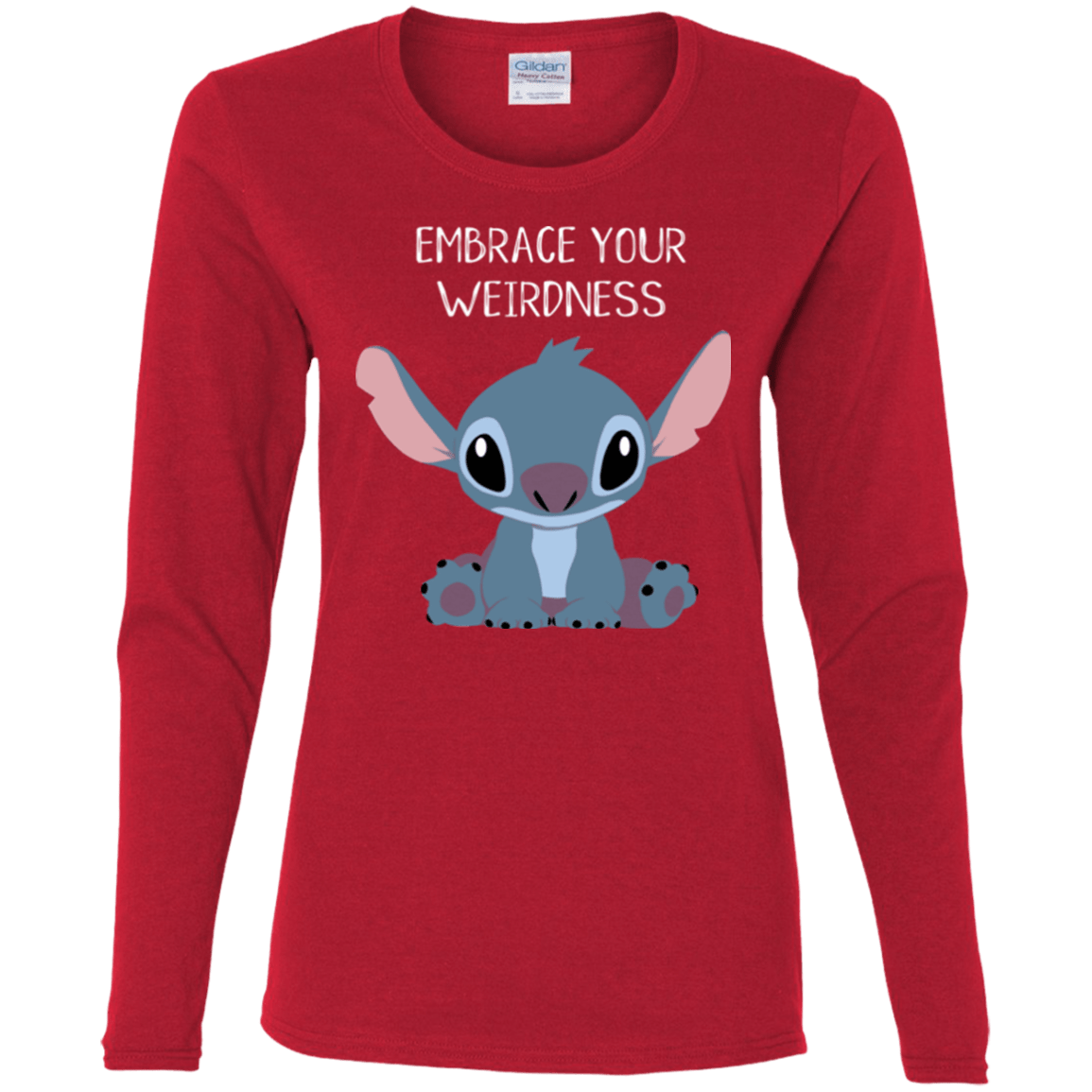 T-Shirts Red / S Embrace your weirdness Women's Long Sleeve T-Shirt