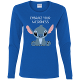 T-Shirts Royal / S Embrace your weirdness Women's Long Sleeve T-Shirt