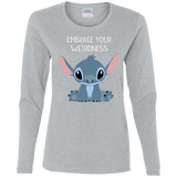 T-Shirts Sport Grey / S Embrace your weirdness Women's Long Sleeve T-Shirt