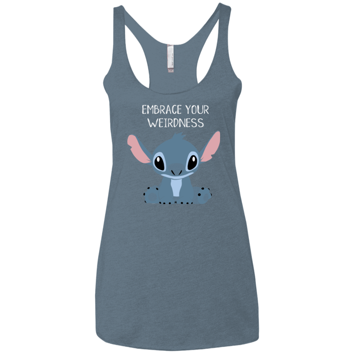 T-Shirts Indigo / X-Small Embrace your weirdness Women's Triblend Racerback Tank