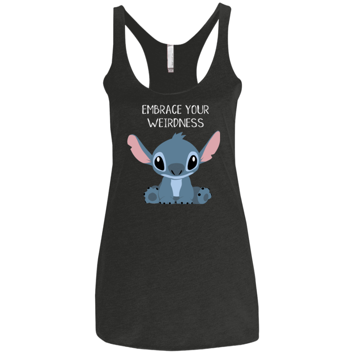 T-Shirts Vintage Black / X-Small Embrace your weirdness Women's Triblend Racerback Tank
