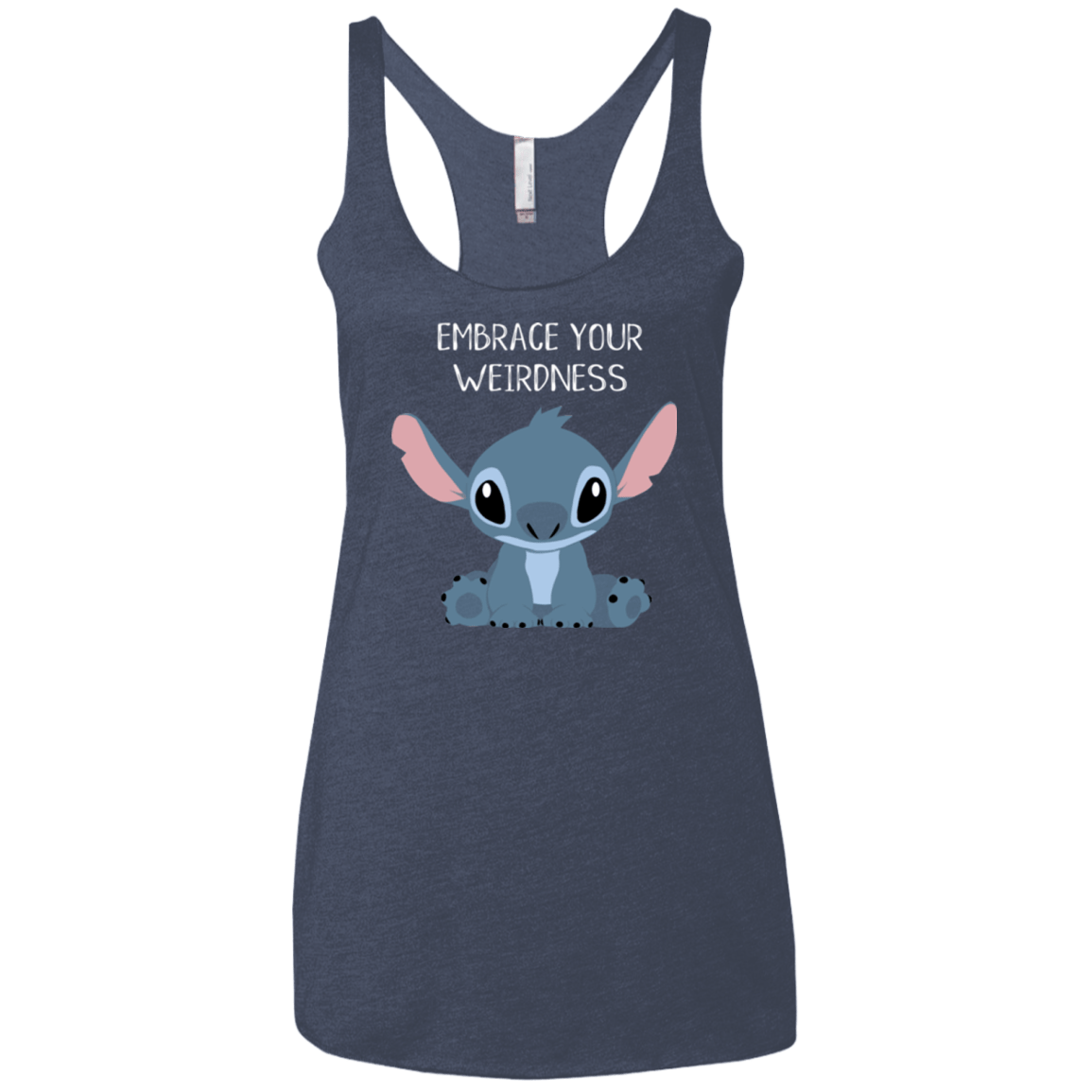 T-Shirts Vintage Navy / X-Small Embrace your weirdness Women's Triblend Racerback Tank