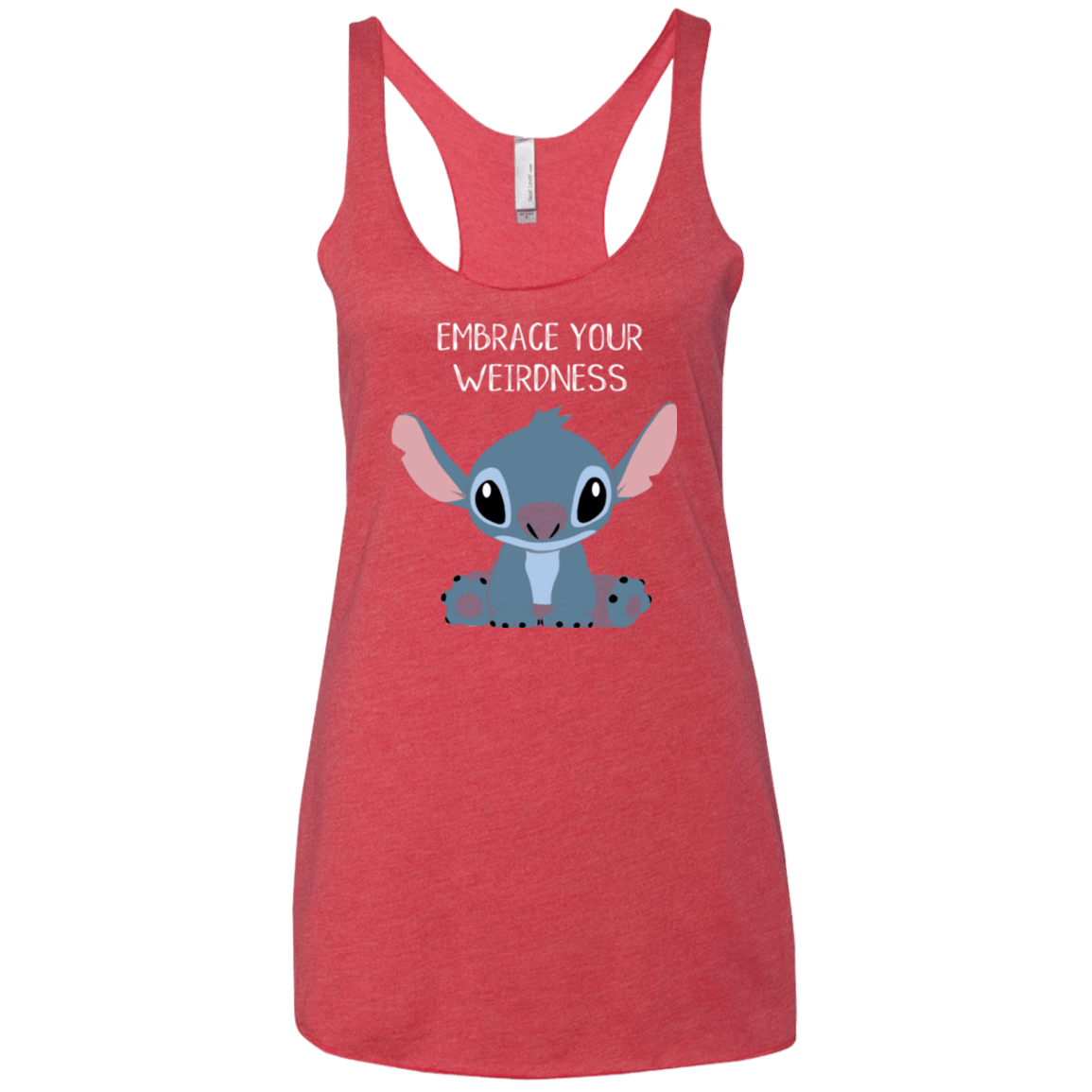 T-Shirts Vintage Red / X-Small Embrace your weirdness Women's Triblend Racerback Tank