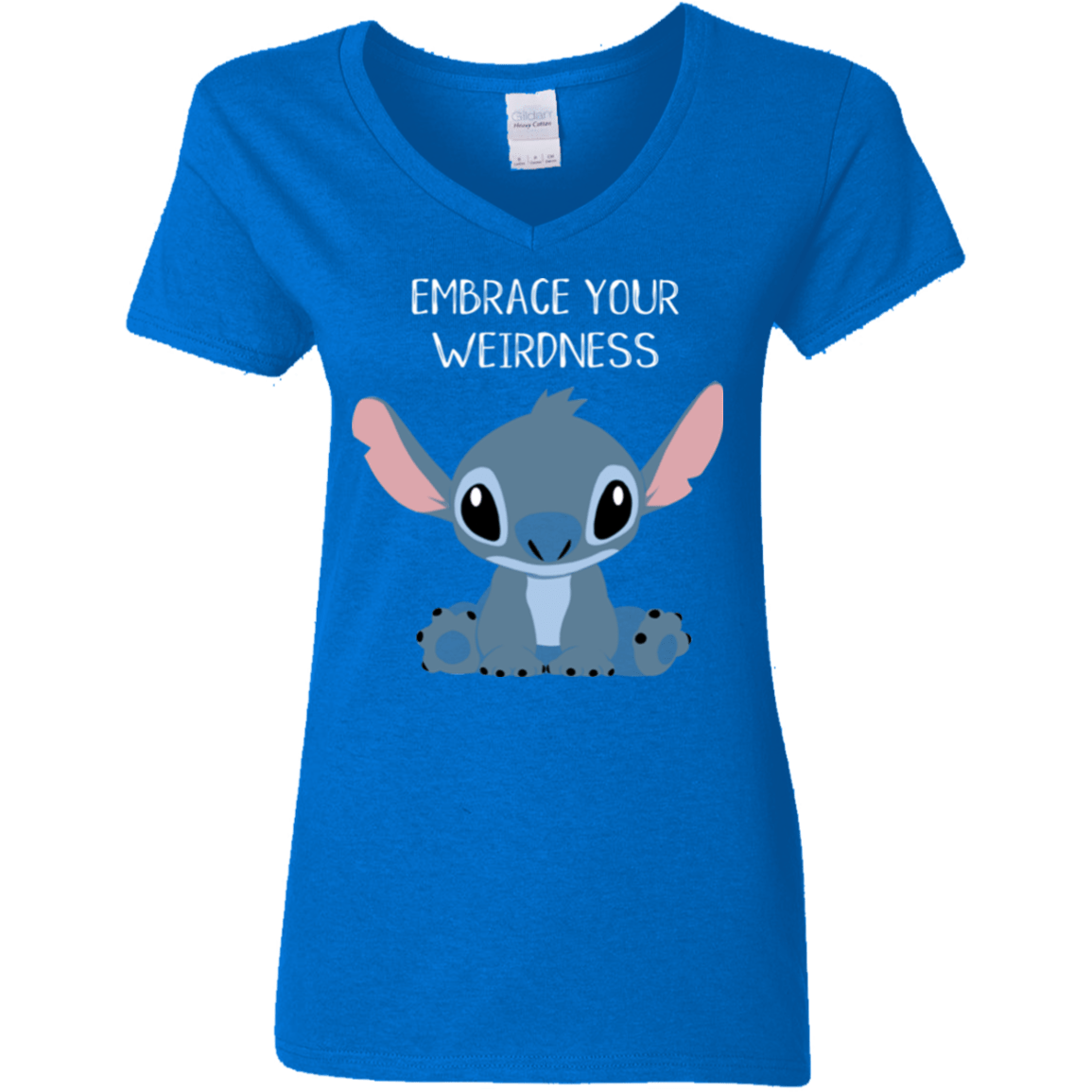 T-Shirts Royal / S Embrace your weirdness Women's V-Neck T-Shirt