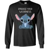 T-Shirts Black / YS Embrace your weirdness Youth Long Sleeve T-Shirt
