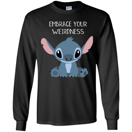 T-Shirts Black / YS Embrace your weirdness Youth Long Sleeve T-Shirt