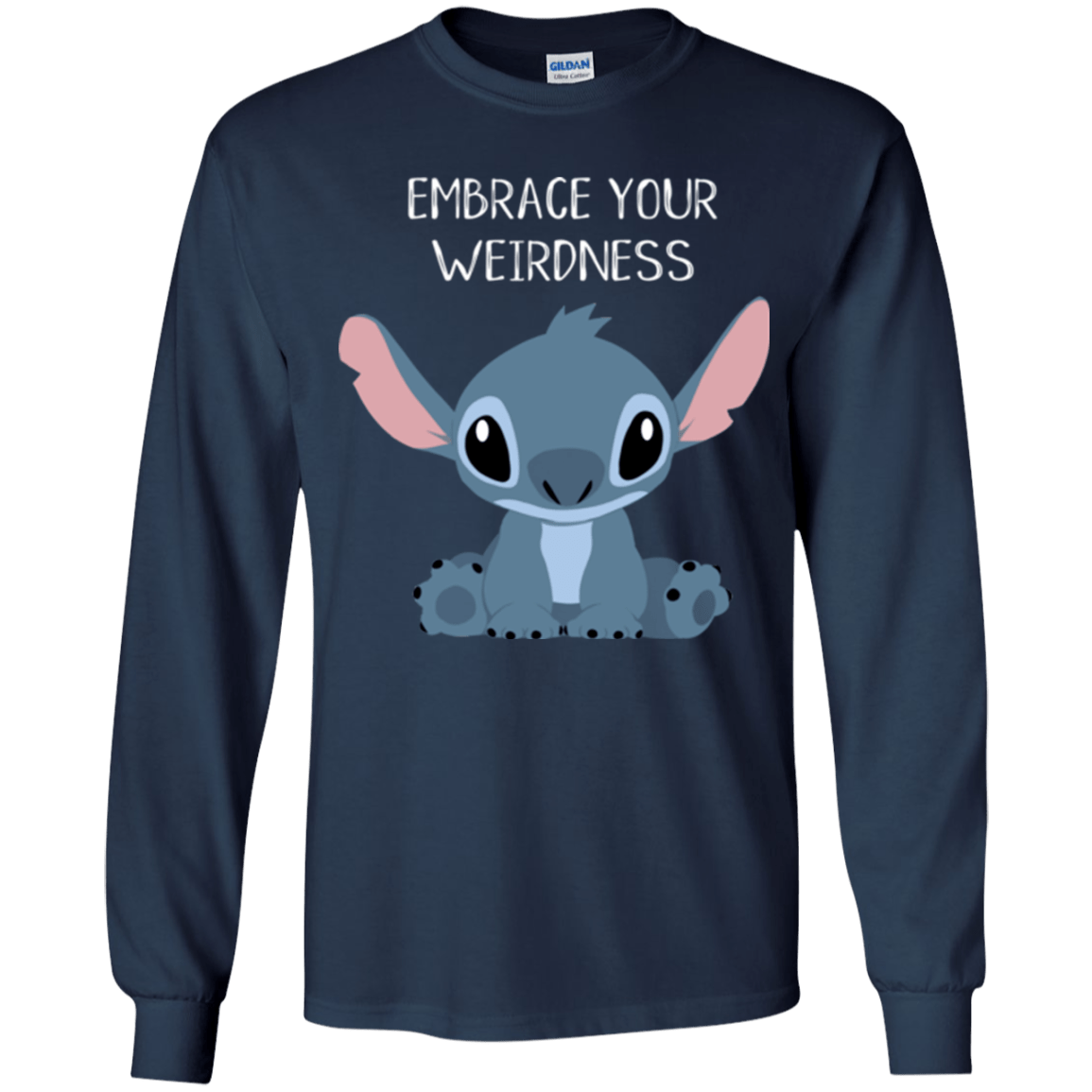 T-Shirts Navy / YS Embrace your weirdness Youth Long Sleeve T-Shirt