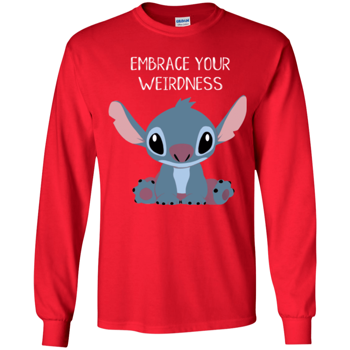 T-Shirts Red / YS Embrace your weirdness Youth Long Sleeve T-Shirt