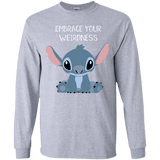 T-Shirts Sport Grey / YS Embrace your weirdness Youth Long Sleeve T-Shirt
