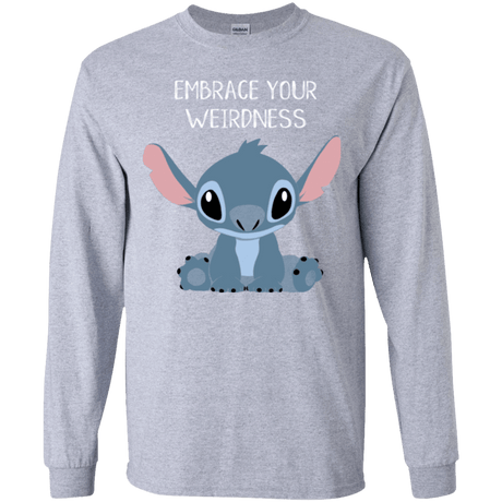 T-Shirts Sport Grey / YS Embrace your weirdness Youth Long Sleeve T-Shirt