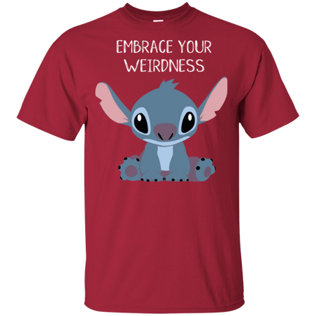 T-Shirts Cardinal / YXS Embrace your weirdness Youth T-Shirt