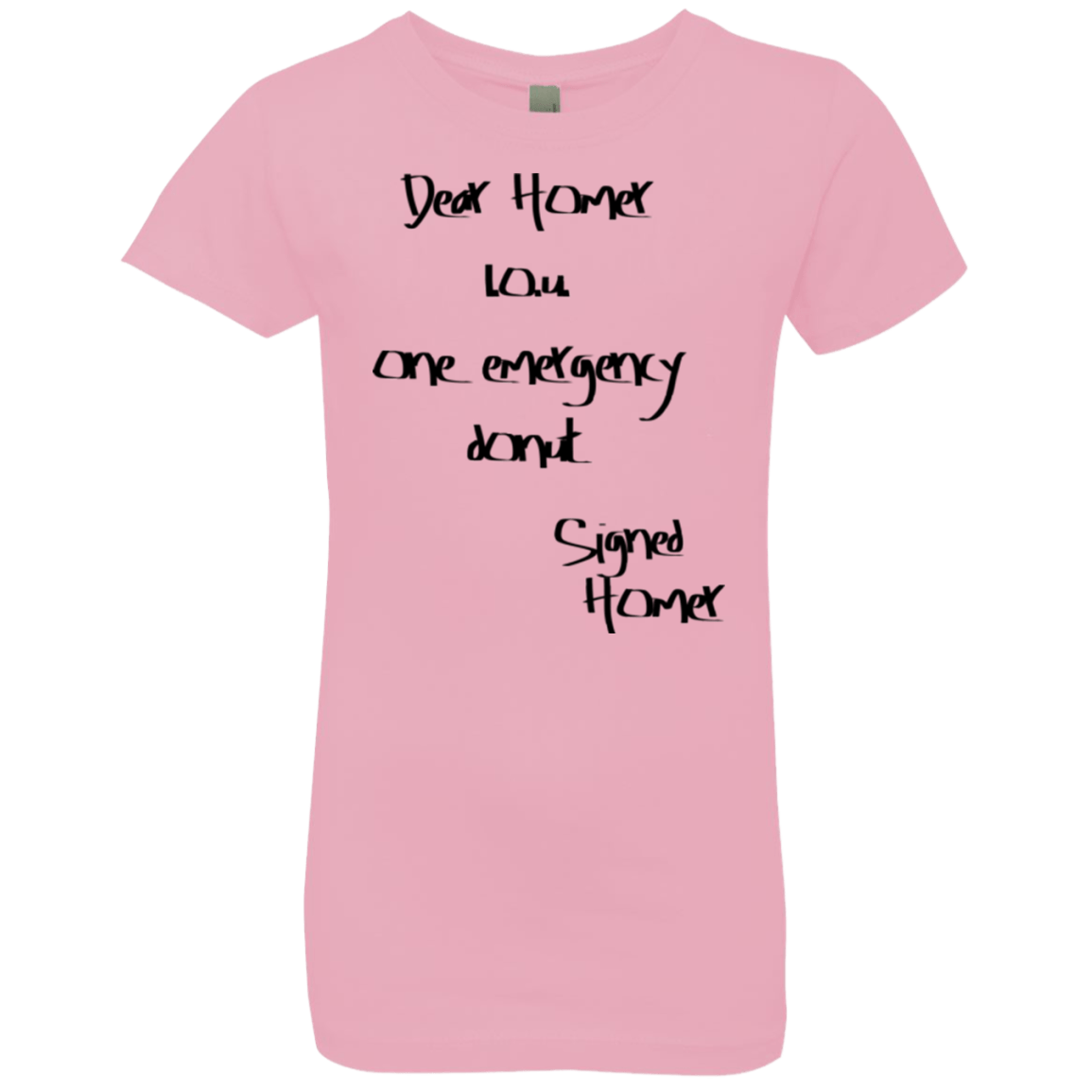 T-Shirts Light Pink / YXS Emergency Donut Girls Premium T-Shirt