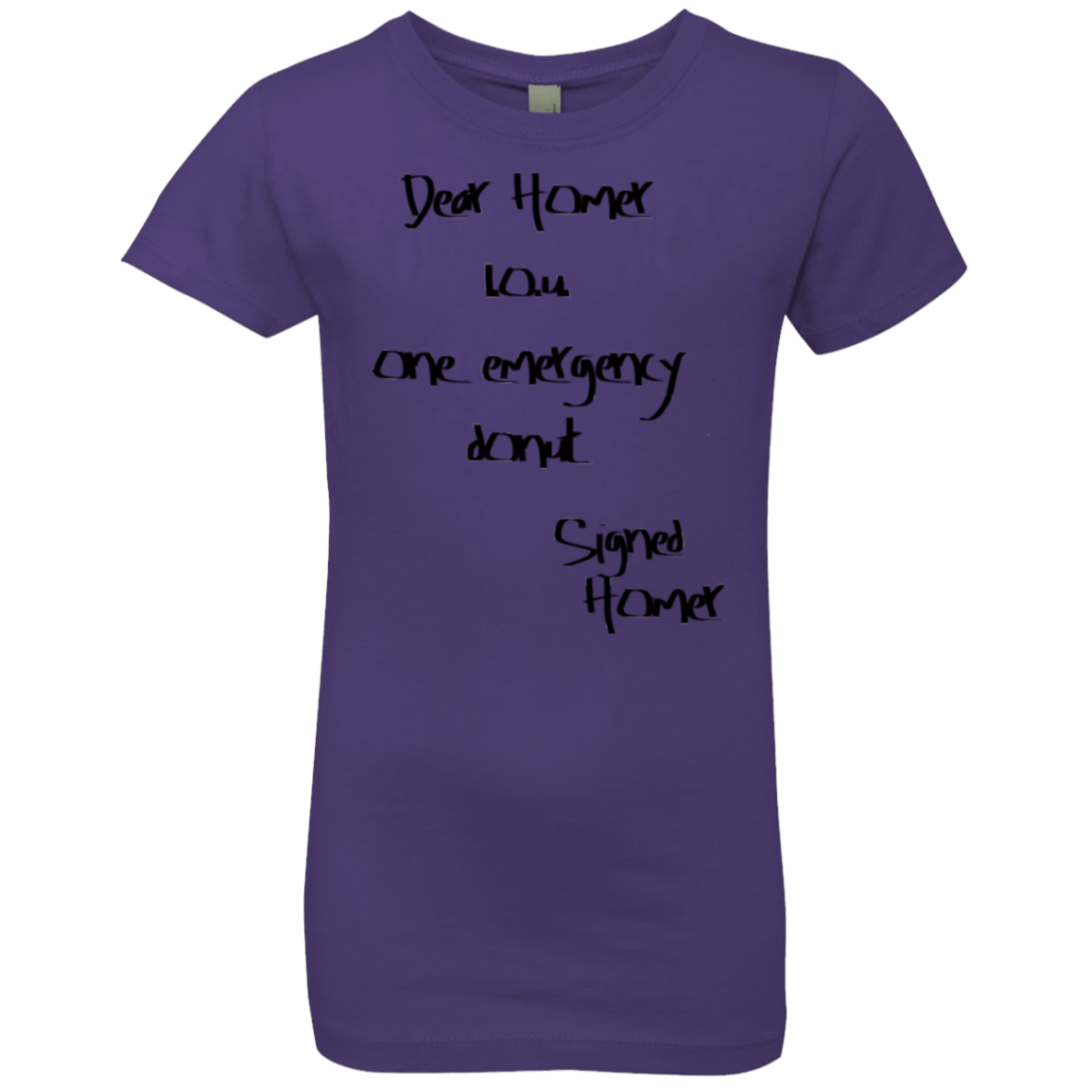 T-Shirts Purple Rush / YXS Emergency Donut Girls Premium T-Shirt