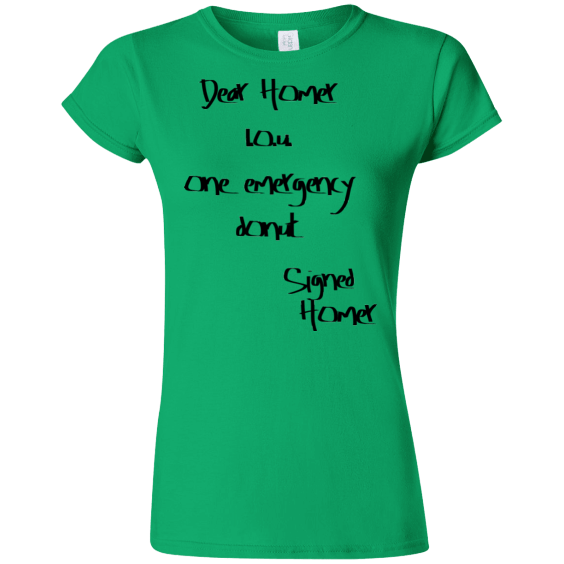 T-Shirts Irish Green / S Emergency Donut Junior Slimmer-Fit T-Shirt