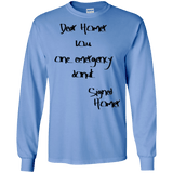 T-Shirts Carolina Blue / S Emergency Donut Men's Long Sleeve T-Shirt