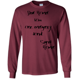 T-Shirts Maroon / S Emergency Donut Men's Long Sleeve T-Shirt