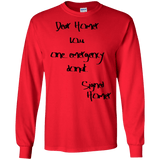 T-Shirts Red / S Emergency Donut Men's Long Sleeve T-Shirt