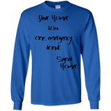 T-Shirts Royal / S Emergency Donut Men's Long Sleeve T-Shirt