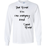 T-Shirts White / S Emergency Donut Men's Long Sleeve T-Shirt