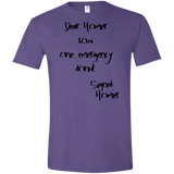 T-Shirts Heather Purple / S Emergency Donut Men's Semi-Fitted Softstyle