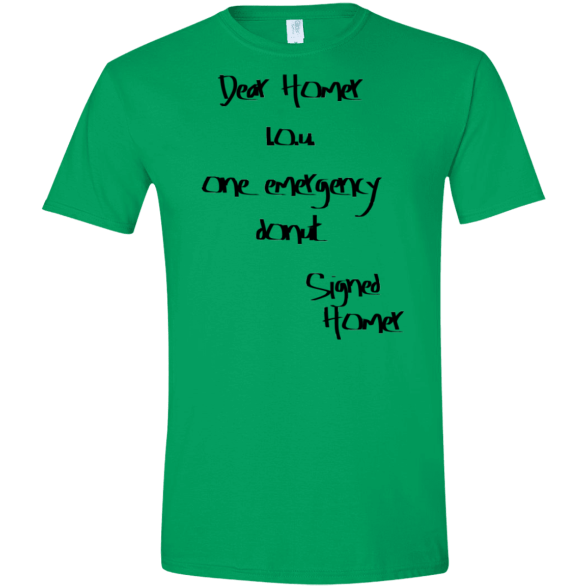 T-Shirts Irish Green / S Emergency Donut Men's Semi-Fitted Softstyle