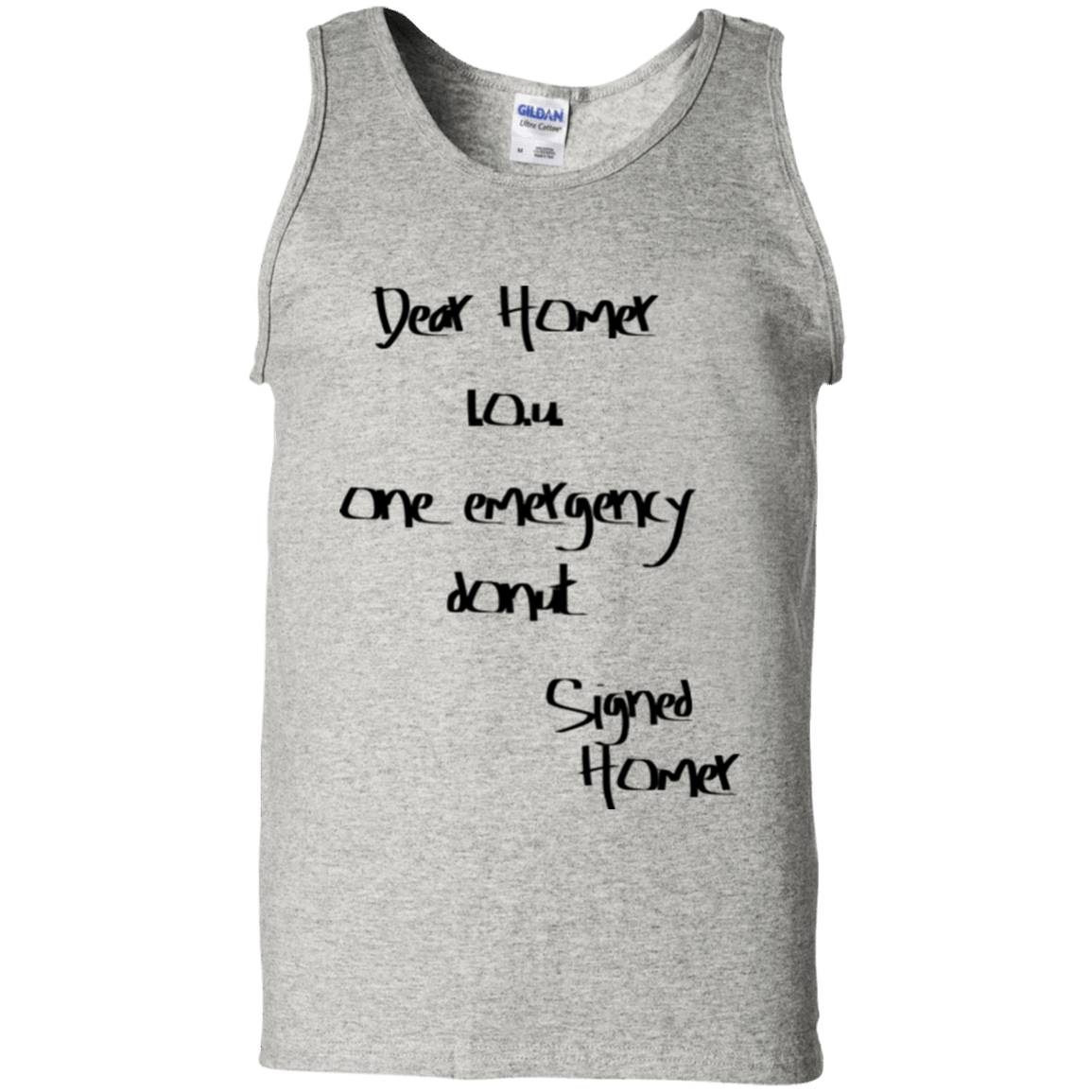 T-Shirts Ash / S Emergency Donut Men's Tank Top