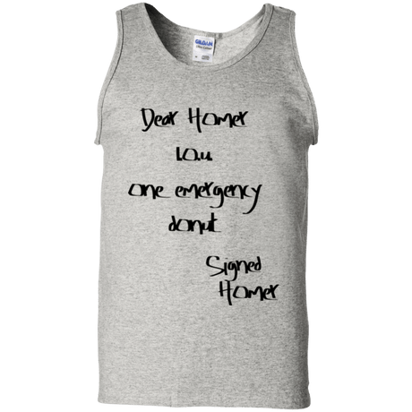 T-Shirts Ash / S Emergency Donut Men's Tank Top