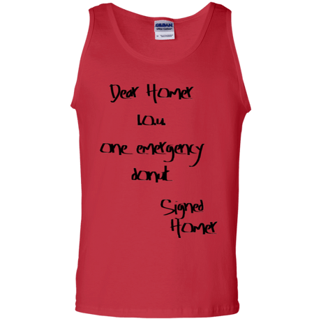 T-Shirts Red / S Emergency Donut Men's Tank Top