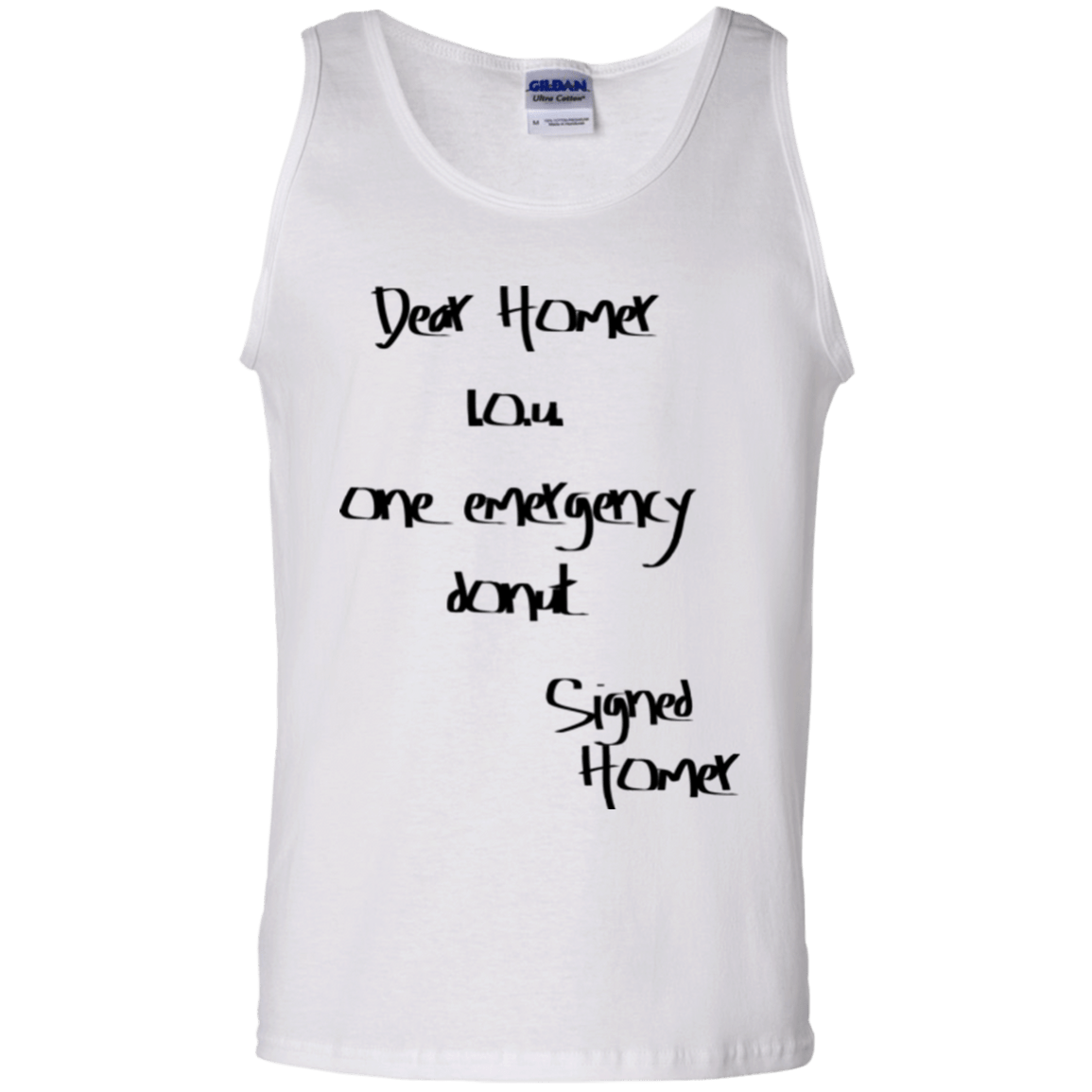 T-Shirts White / S Emergency Donut Men's Tank Top
