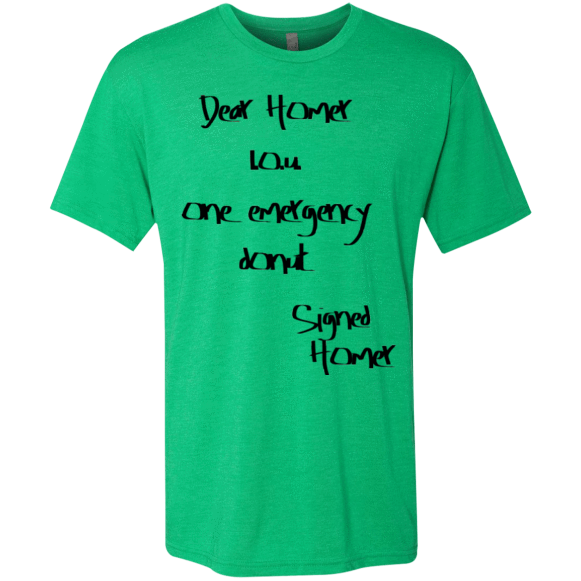 T-Shirts Envy / S Emergency Donut Men's Triblend T-Shirt