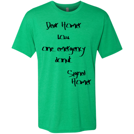 T-Shirts Envy / S Emergency Donut Men's Triblend T-Shirt