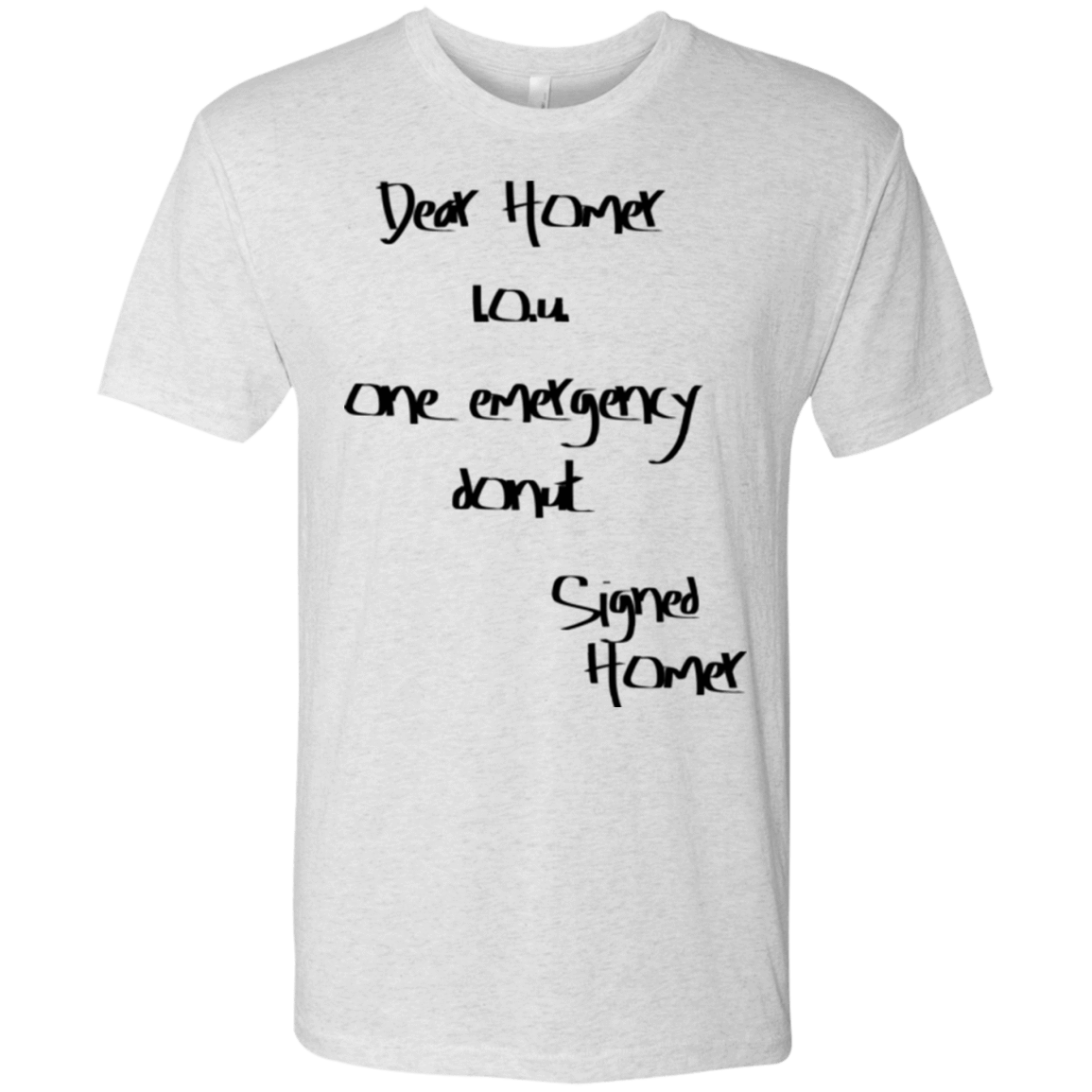 Emergency Donut Men's Triblend T-Shirt