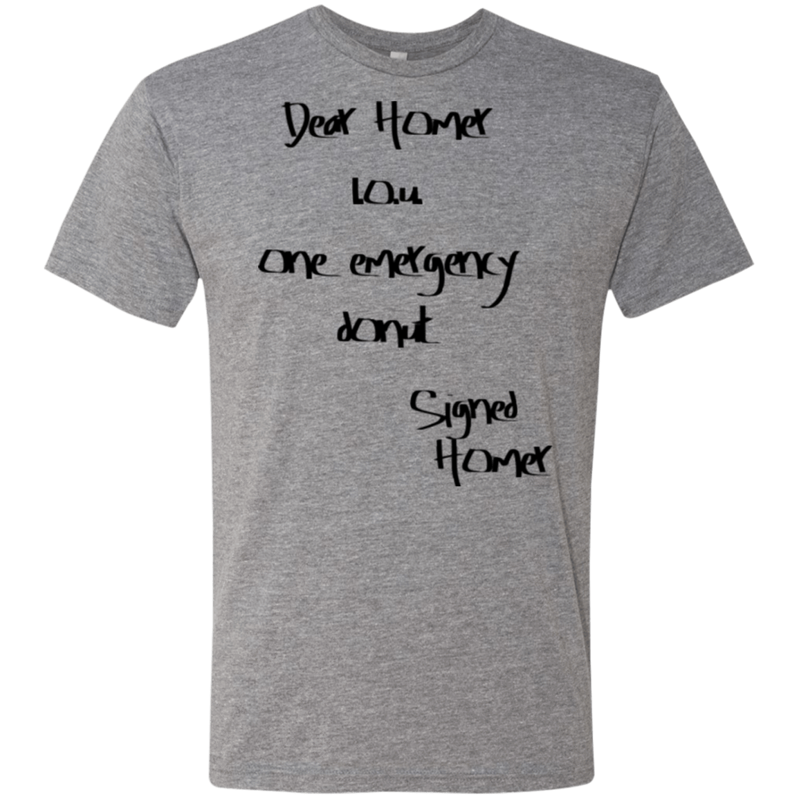 T-Shirts Premium Heather / S Emergency Donut Men's Triblend T-Shirt