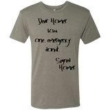 T-Shirts Venetian Grey / S Emergency Donut Men's Triblend T-Shirt