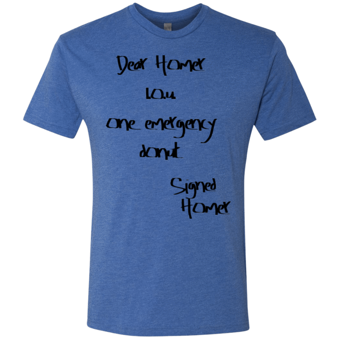 T-Shirts Vintage Royal / S Emergency Donut Men's Triblend T-Shirt