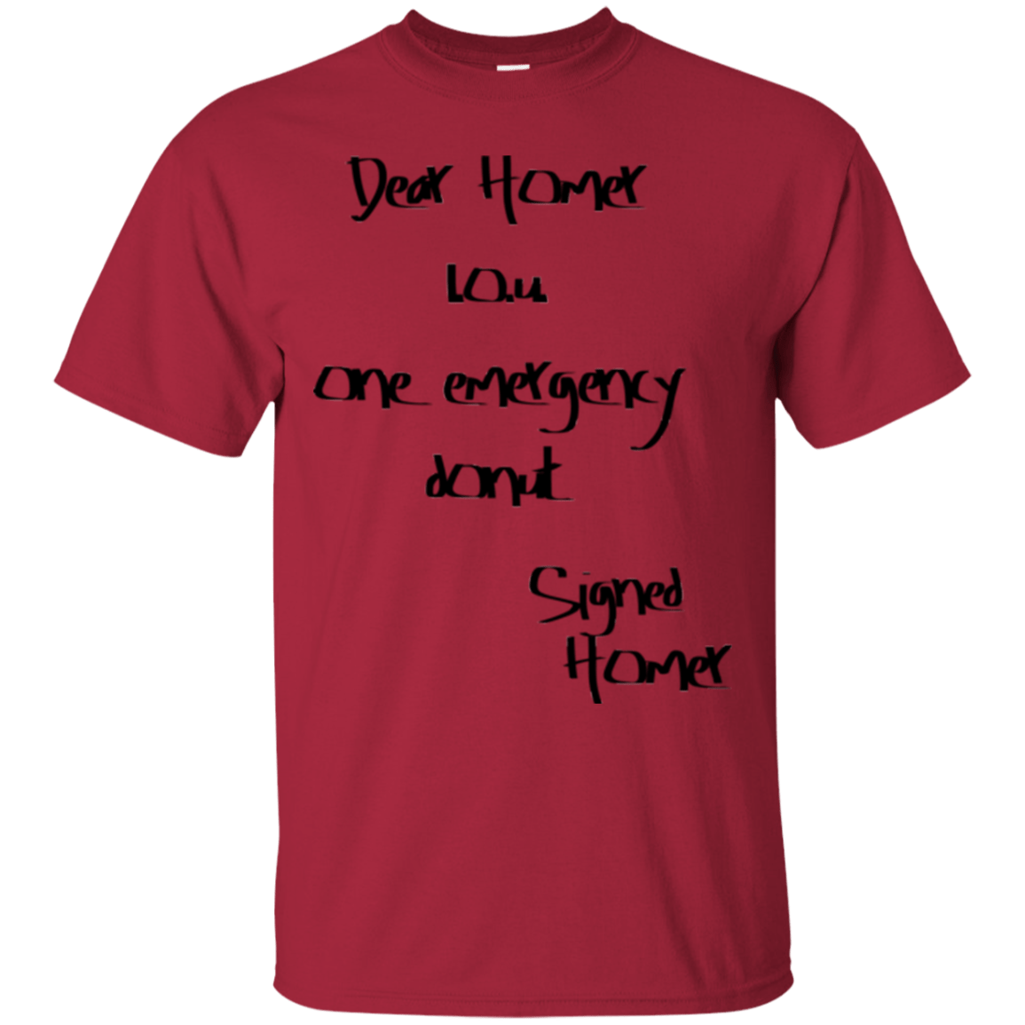 T-Shirts Cardinal / S Emergency Donut T-Shirt