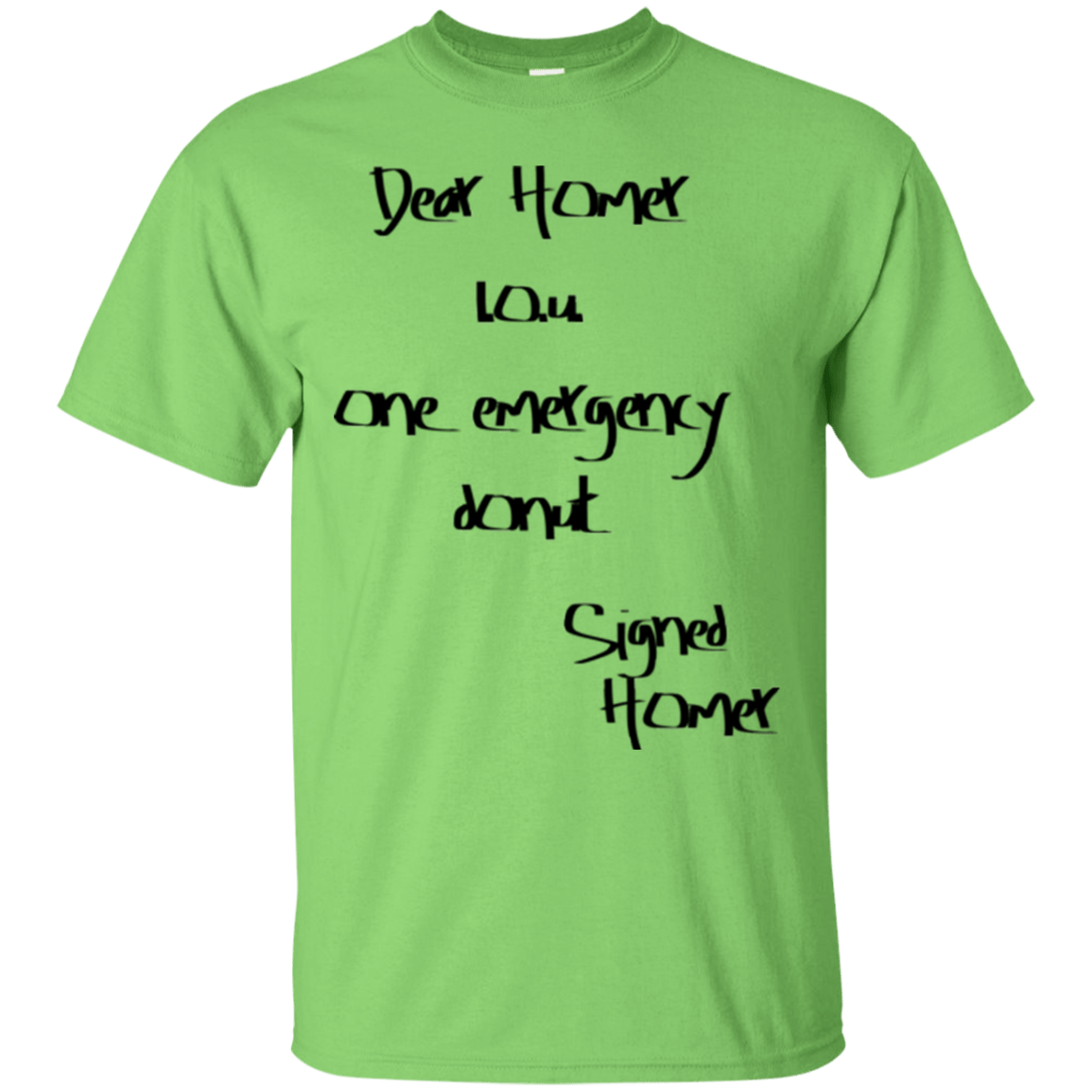 T-Shirts Lime / S Emergency Donut T-Shirt