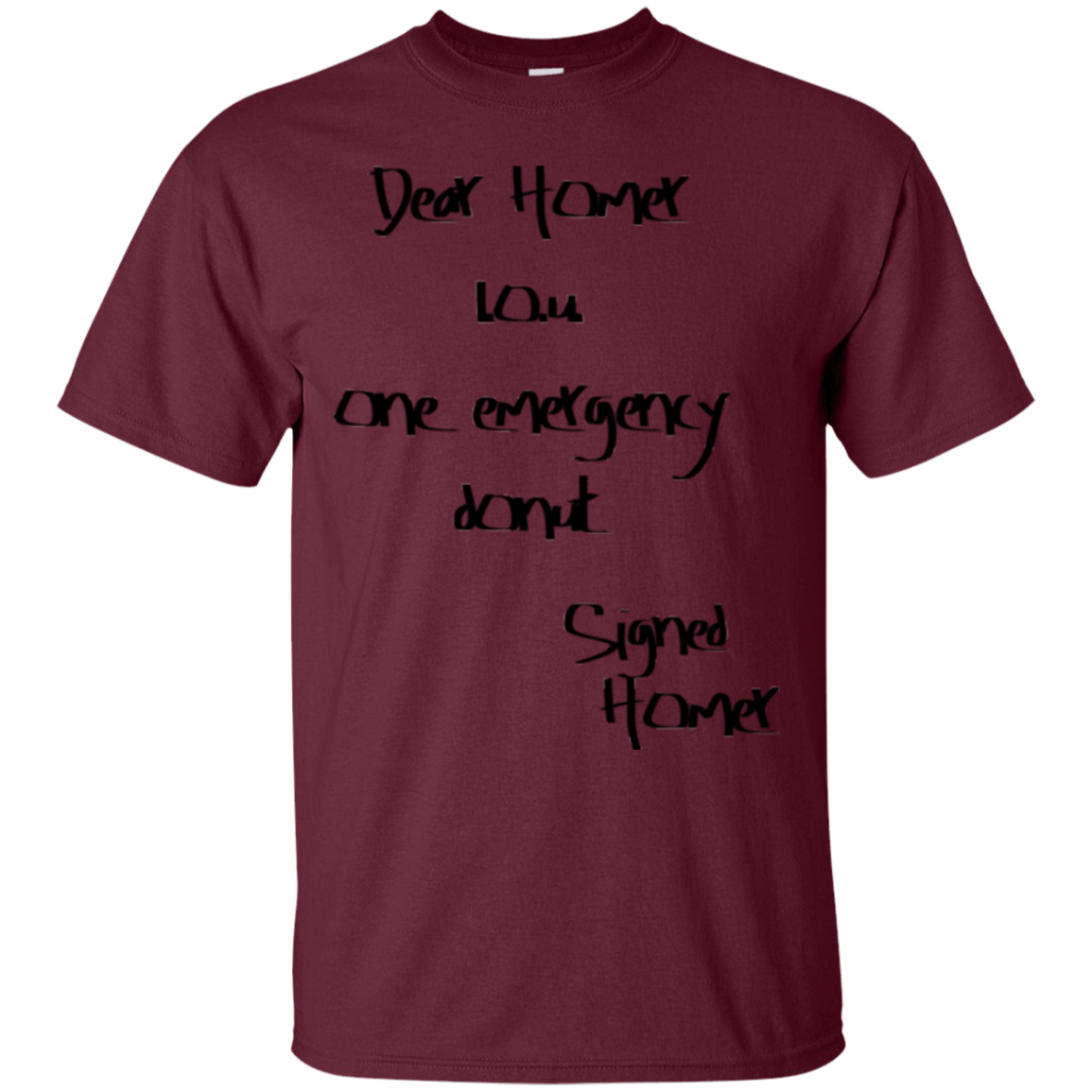 T-Shirts Maroon / S Emergency Donut T-Shirt