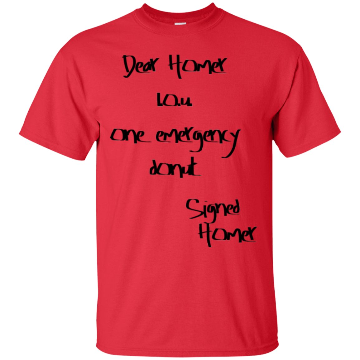T-Shirts Red / S Emergency Donut T-Shirt