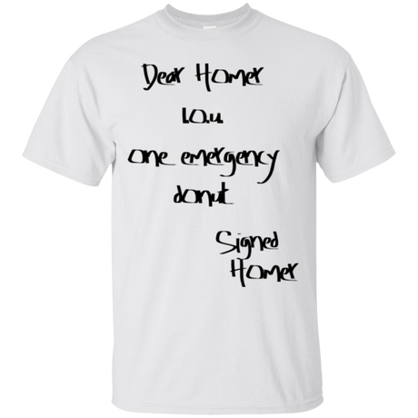 T-Shirts White / S Emergency Donut T-Shirt