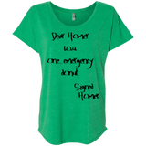 T-Shirts Envy / X-Small Emergency Donut Triblend Dolman Sleeve