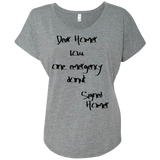 T-Shirts Premium Heather / X-Small Emergency Donut Triblend Dolman Sleeve