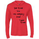 T-Shirts Vintage Red / X-Small Emergency Donut Triblend Long Sleeve Hoodie Tee