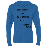 T-Shirts Vintage Royal / X-Small Emergency Donut Triblend Long Sleeve Hoodie Tee