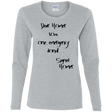 T-Shirts Sport Grey / S Emergency Donut Women's Long Sleeve T-Shirt