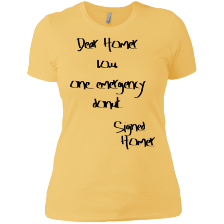 T-Shirts Banana Cream/ / X-Small Emergency Donut Women's Premium T-Shirt