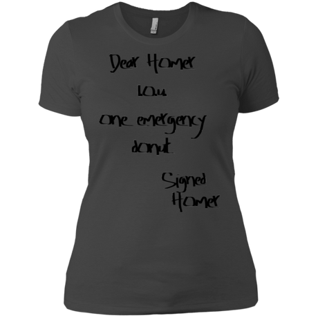 T-Shirts Heavy Metal / X-Small Emergency Donut Women's Premium T-Shirt